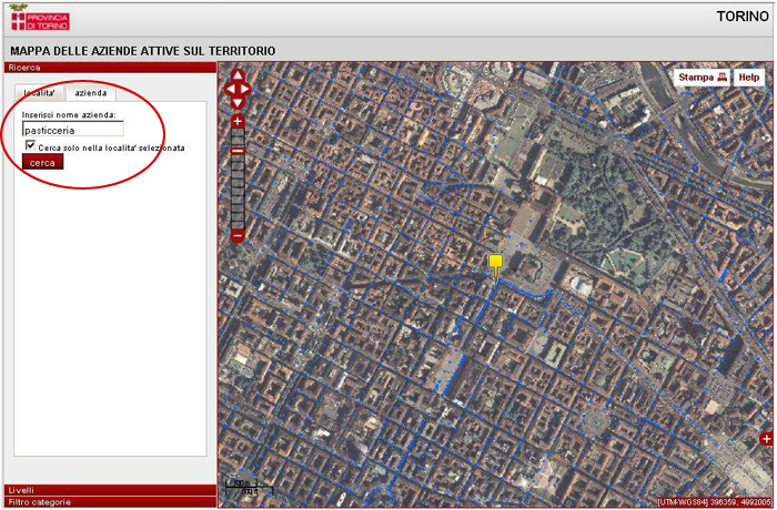 screen Ricerca Azienda
